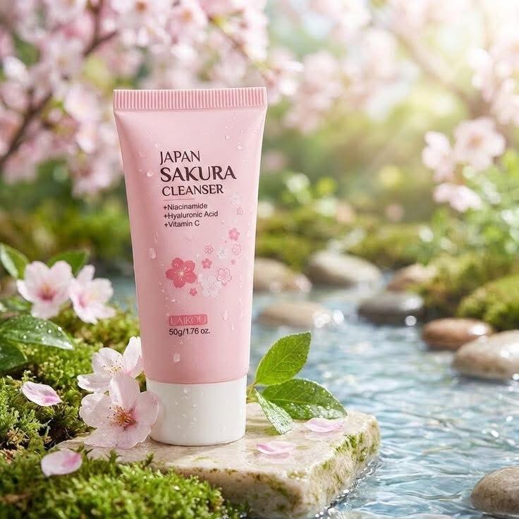 Japan Sakura Cleanser – Face Wash!